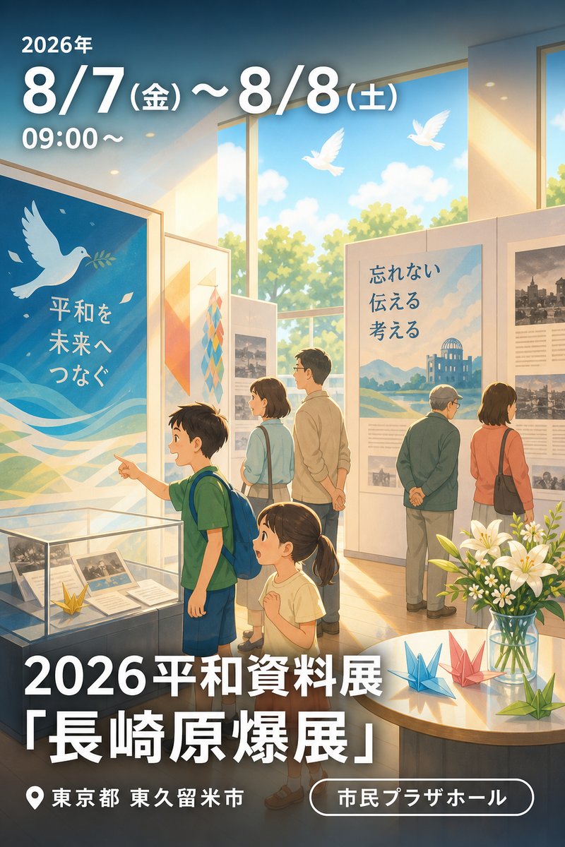 2026平和資料展 「長崎原爆展」