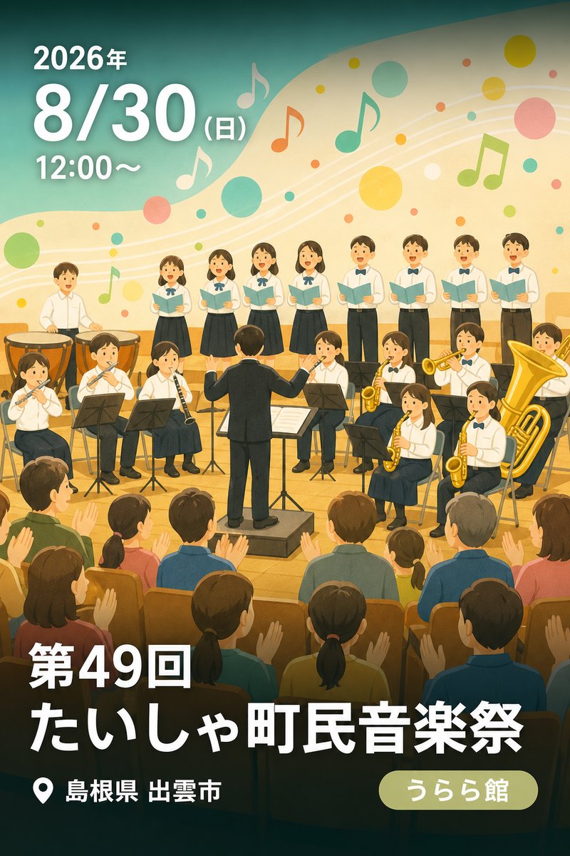 第49回 たいしゃ町民音楽祭