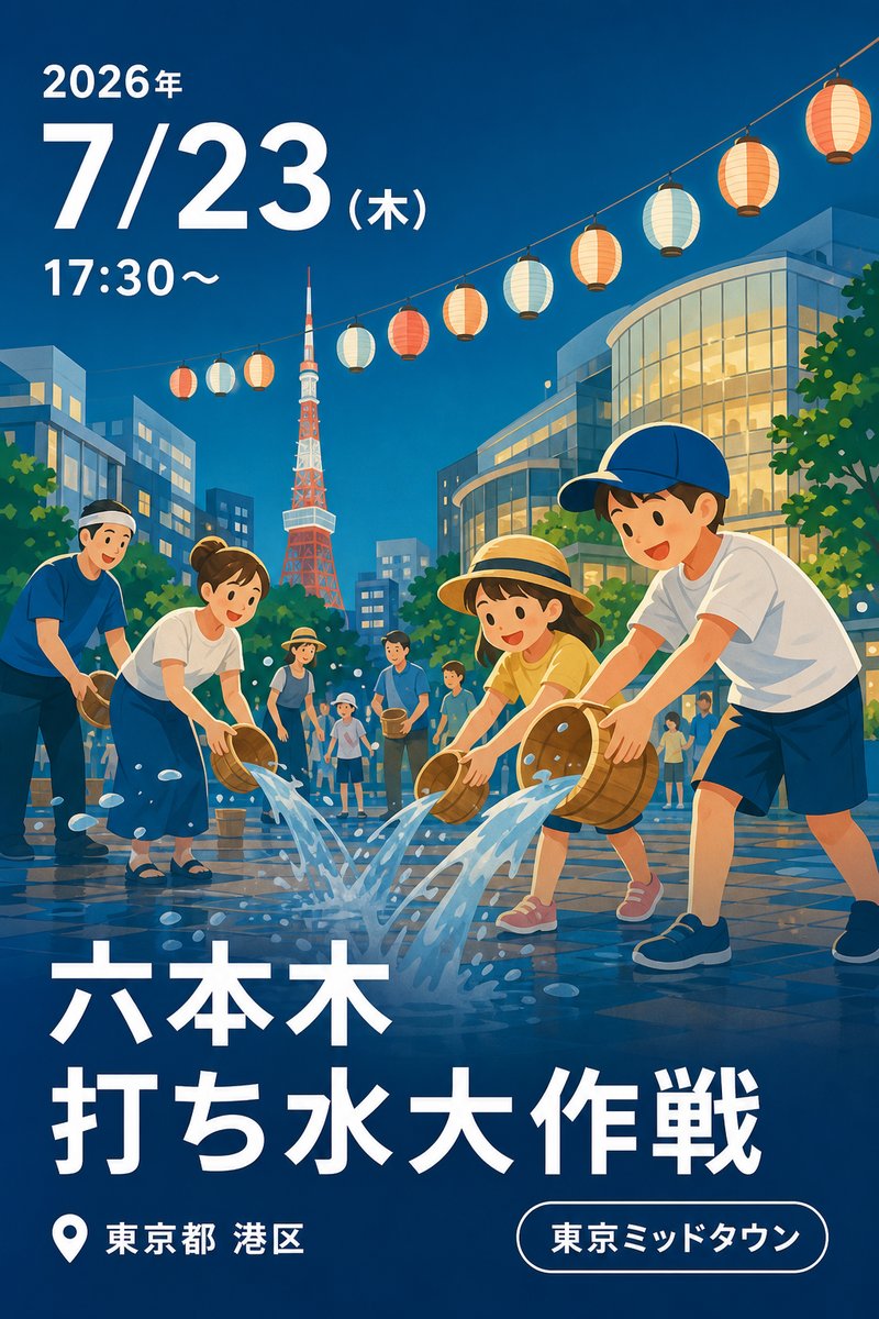 六本木打ち水大作戦