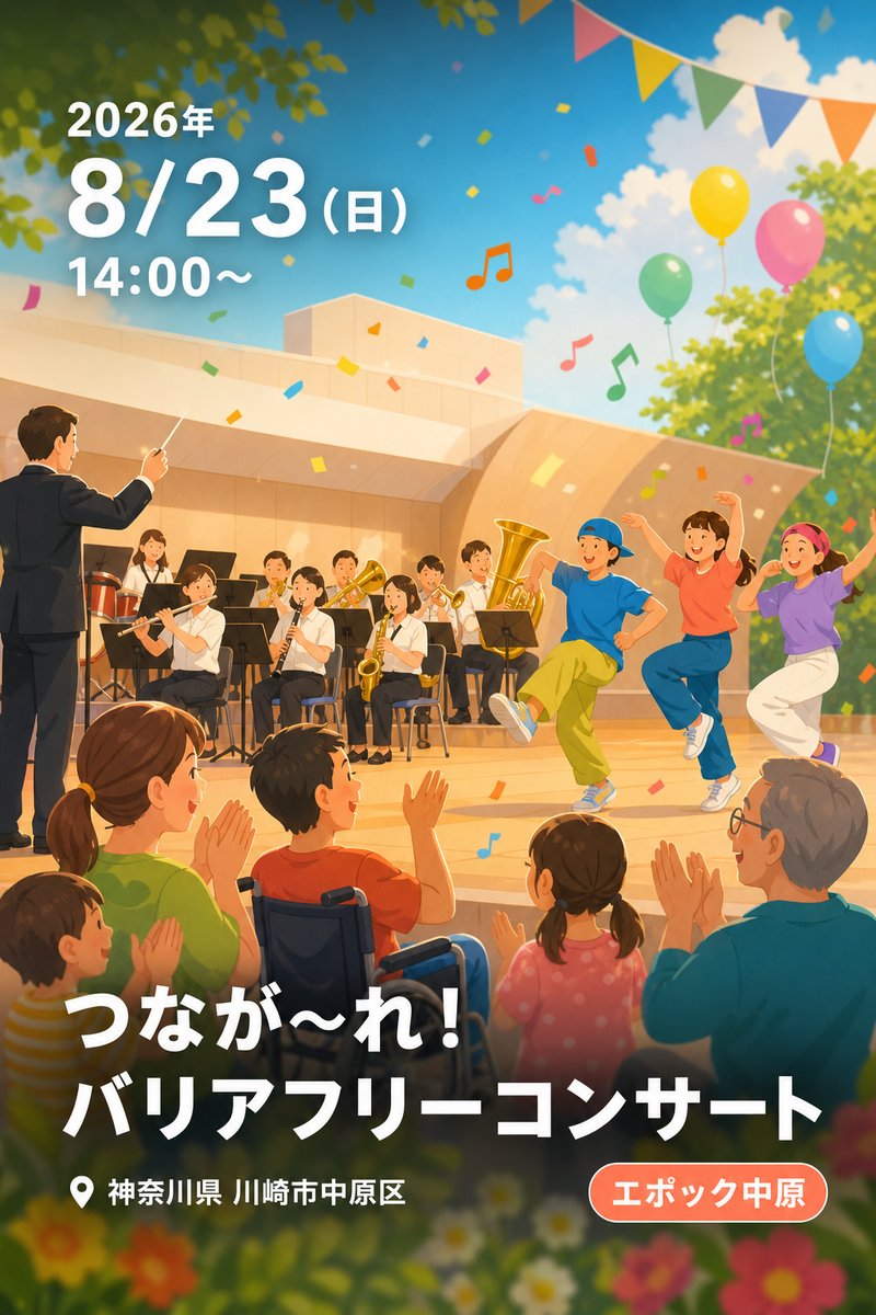 つなが〜れ！バリアフリーコンサート
