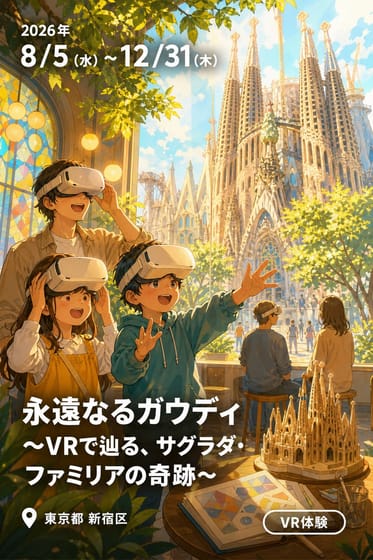 永遠なるガウディ 〜VRで辿る、サグラダ・ファミリアの奇跡〜