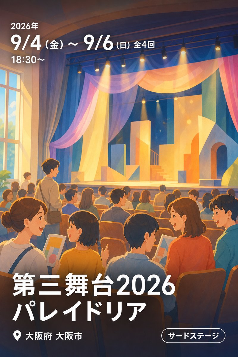 第三舞台2026 パレイドリア