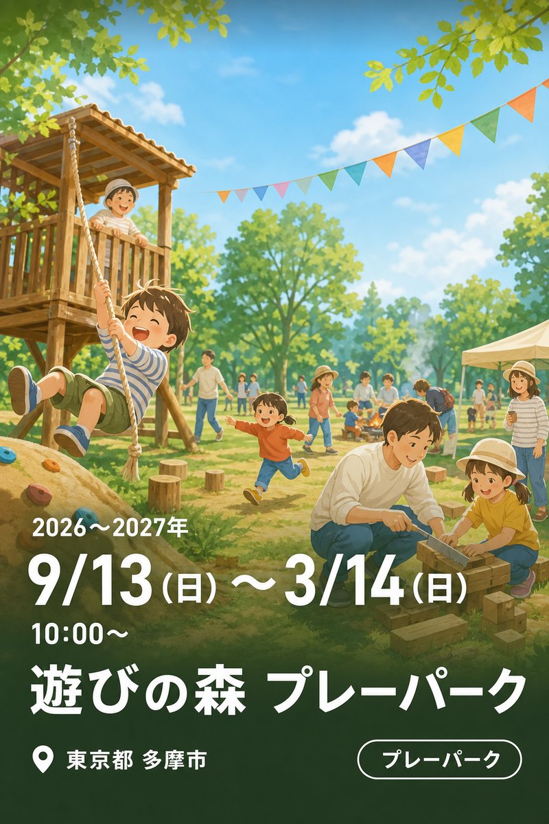 遊びの森 プレーパーク
