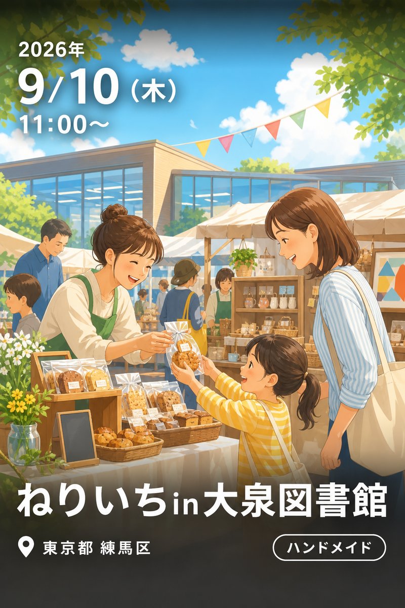 ねりいちin大泉図書館