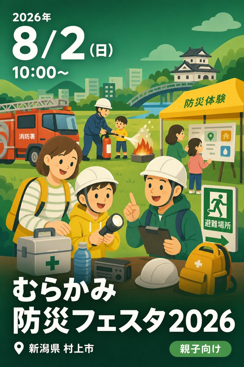むらかみ防災フェスタ2026