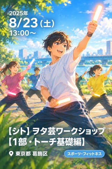 【シト】ヲタ芸ワークショップ【1部・トーチ基礎編】