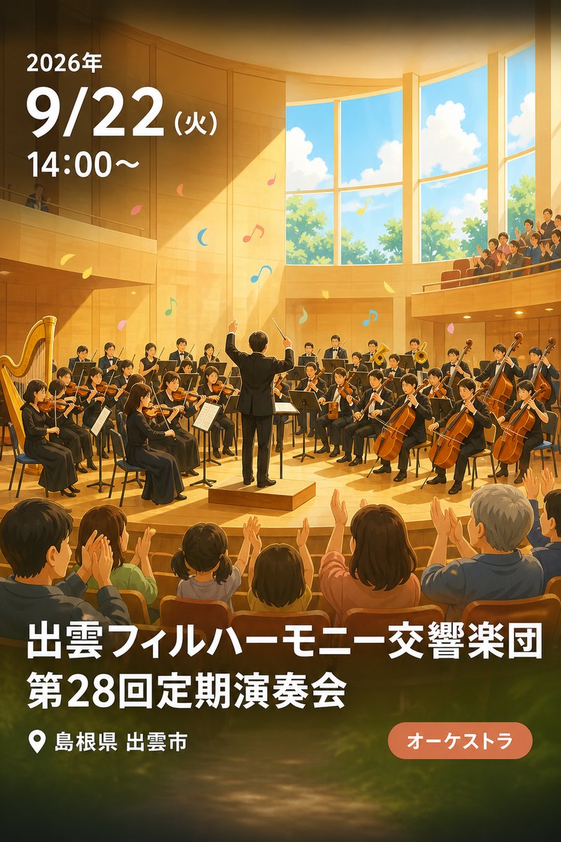 出雲フィルハーモニー交響楽団 第28回定期演奏会