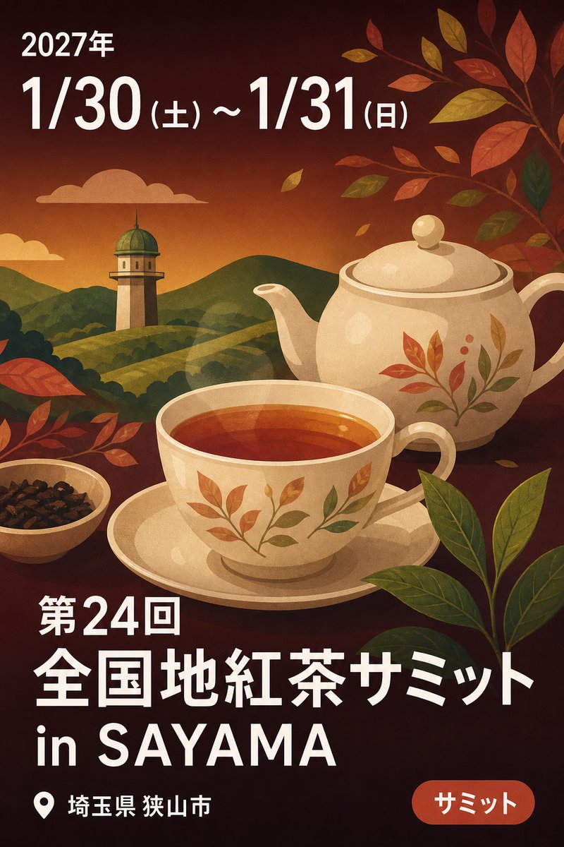第24回 全国地紅茶サミット in SAYAMA
