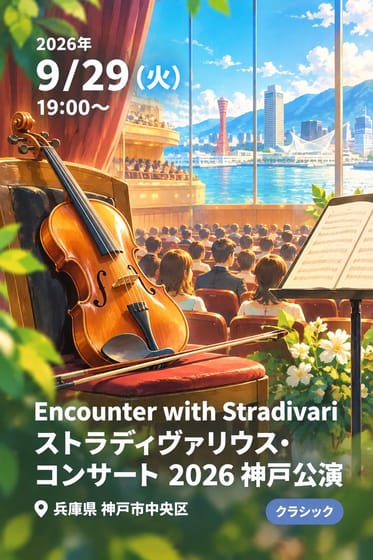 Encounter with Stradivari ストラディヴァリウス・コンサート 2026 神戸公演