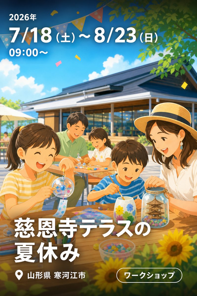 慈恩寺テラスの夏休み