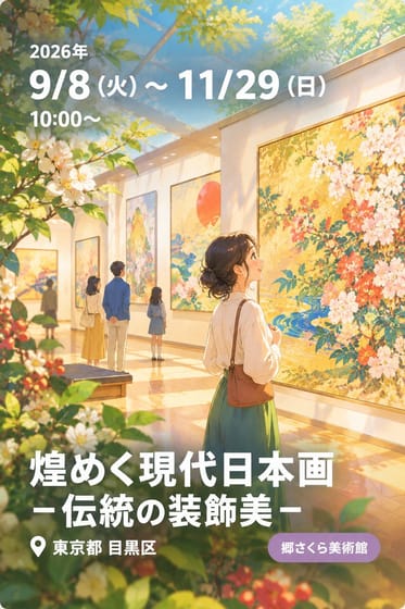 煌めく現代日本画 －伝統の装飾美－
