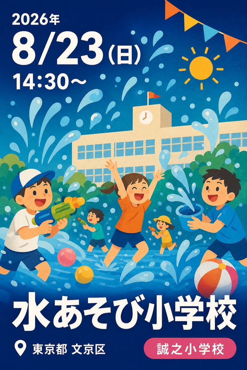水あそび小学校