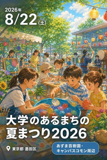 大学のあるまちの夏まつり2026