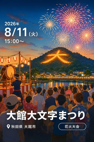 大館大文字まつり