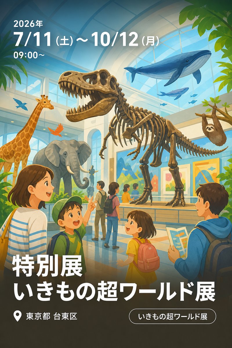 特別展 いきもの超ワールド展