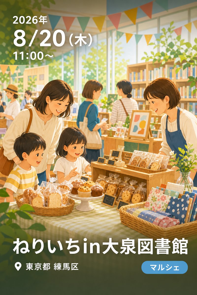 ねりいちin大泉図書館