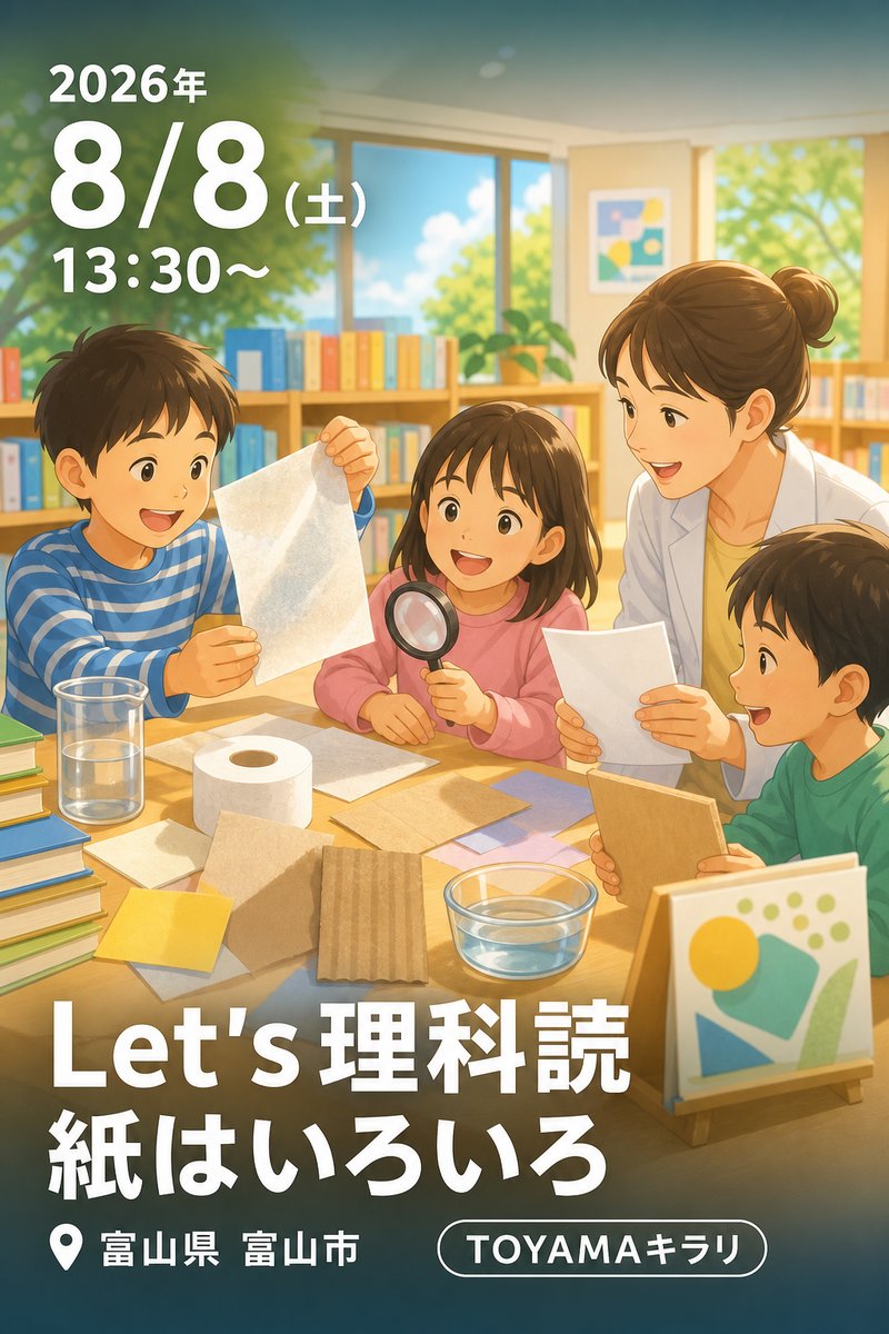 Let’s理科読 紙はいろいろ