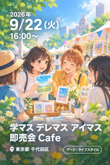 学マス デレマス アイマス 即売会 Cafe