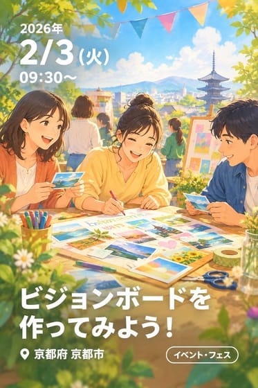 ビジョンボードを作ってみよう！
