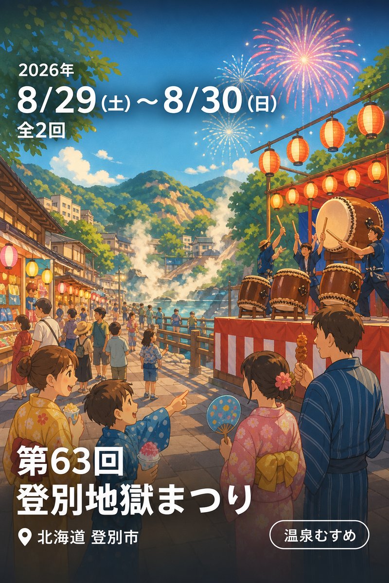第63回 登別地獄まつり