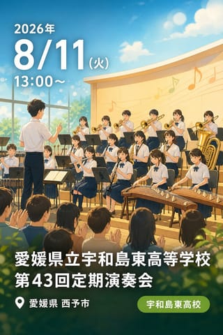愛媛県立宇和島東高等学校 第43回定期演奏会