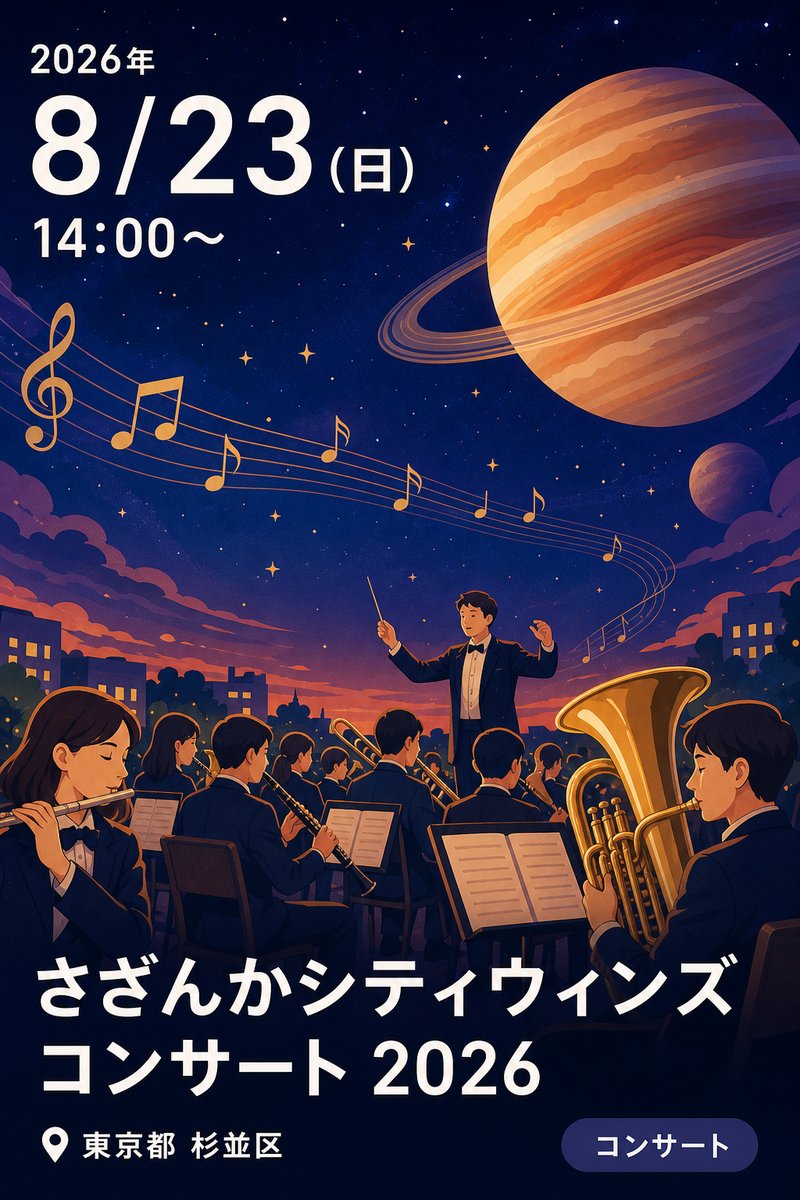 さざんかシティウィンズコンサート 2026