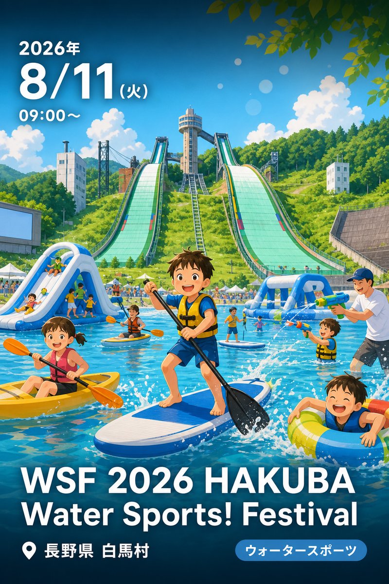 WSF 2026 HAKUBA Water Sports! Festival