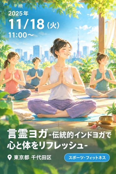 言霊ヨガ-伝統的インドヨガで心と体をリフレッシュ-