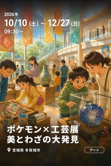 ポケモン×工芸展 美とわざの大発見