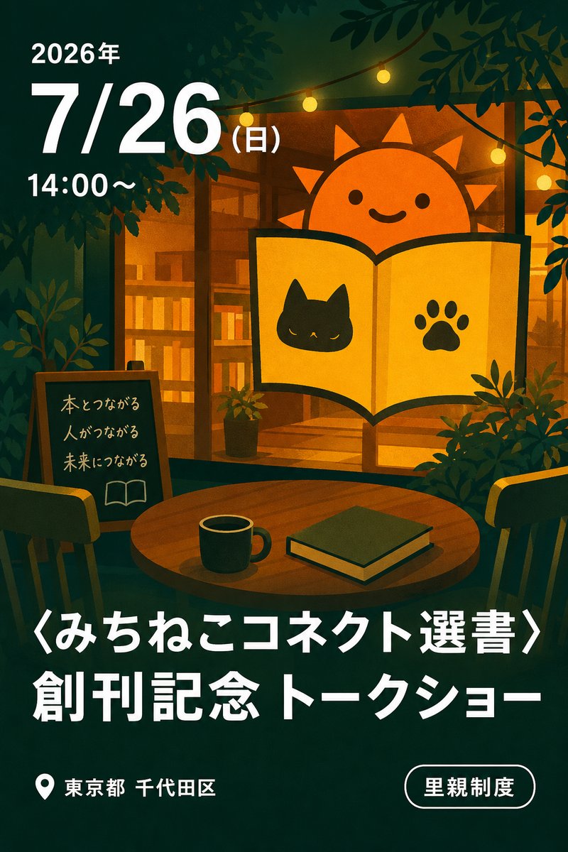 〈みちねこコネクト選書〉創刊記念 トークショー