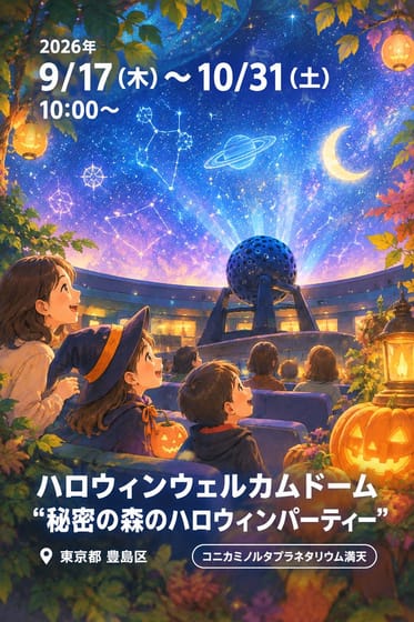 ハロウィンウェルカムドーム “秘密の森のハロウィンパーティー”