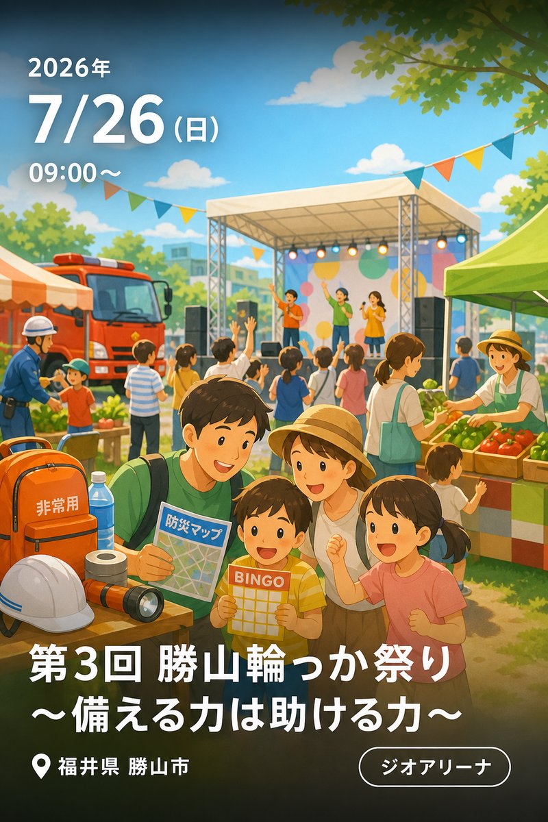 第3回 勝山輪っか祭り 〜備える力は助ける力〜