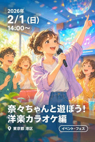 奈々ちゃんと遊ぼう！洋楽カラオケ編