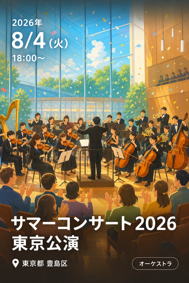 サマーコンサート2026 東京公演