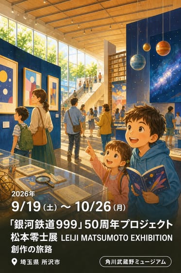 「銀河鉄道999」50周年プロジェクト 松本零士展 LEIJI MATSUMOTO EXHIBITION 創作の旅路