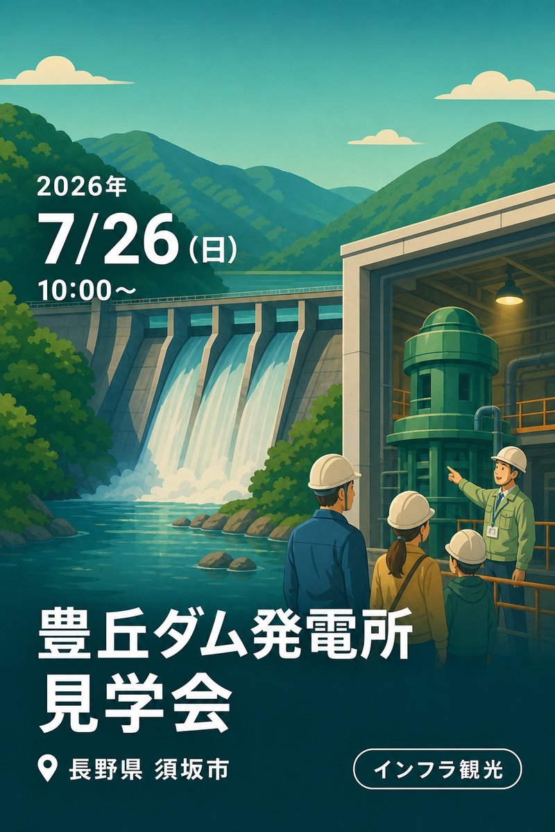 豊丘ダム発電所 見学会