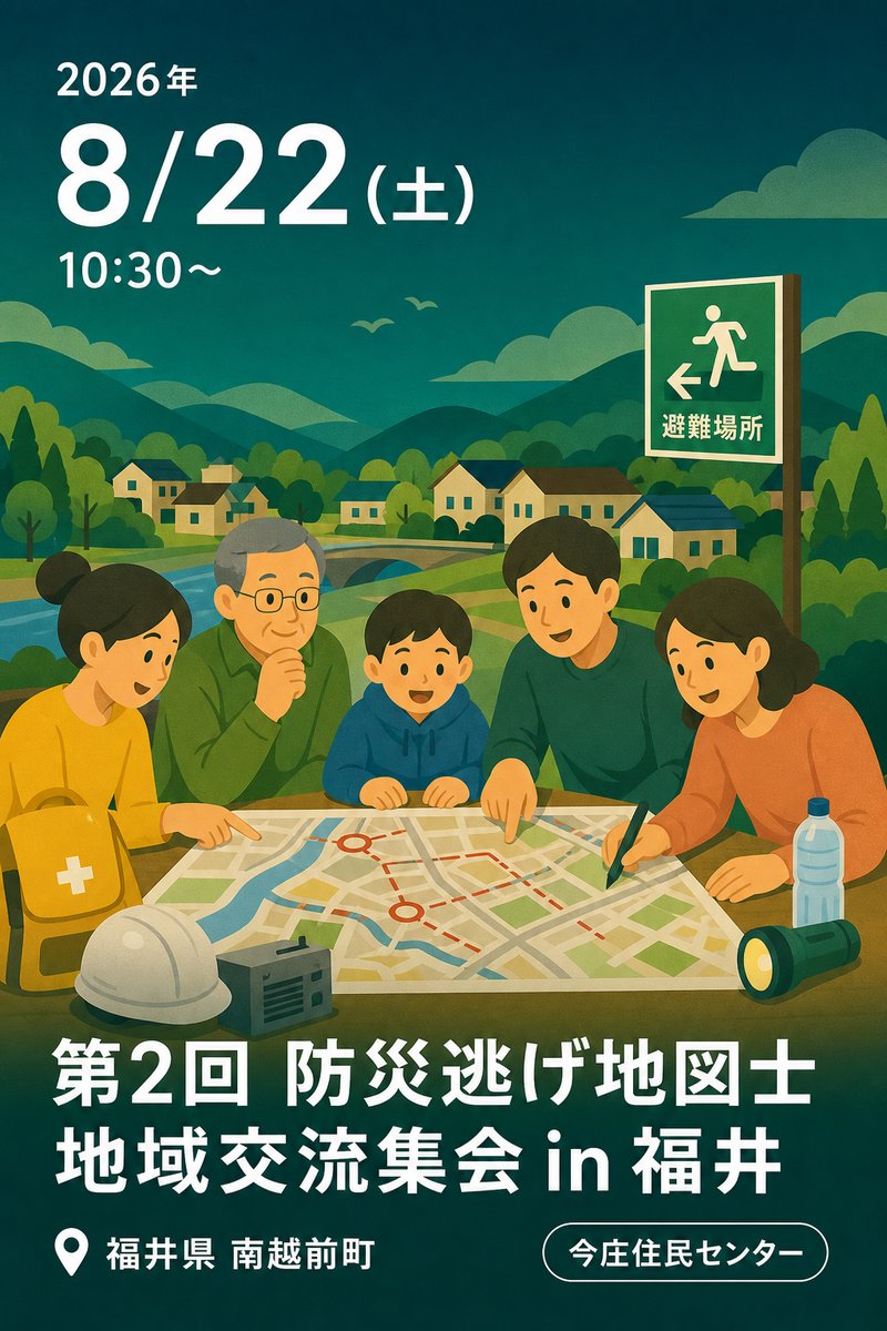 第2回 防災逃げ地図士 地域交流集会 in 福井