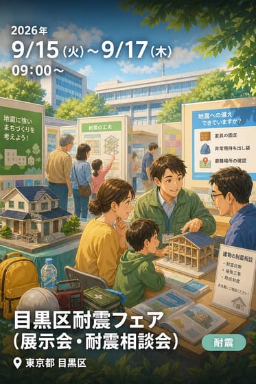 目黒区耐震フェア (展示会・耐震相談会)