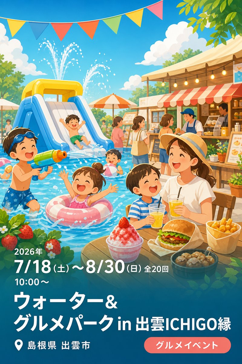 ウォーター&グルメパーク in 出雲ICHIGO縁