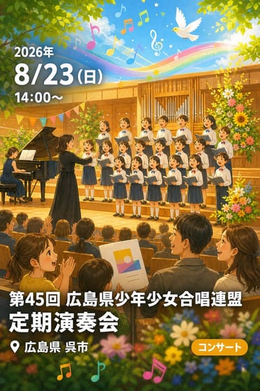 第45回 広島県少年少女合唱連盟 定期演奏会