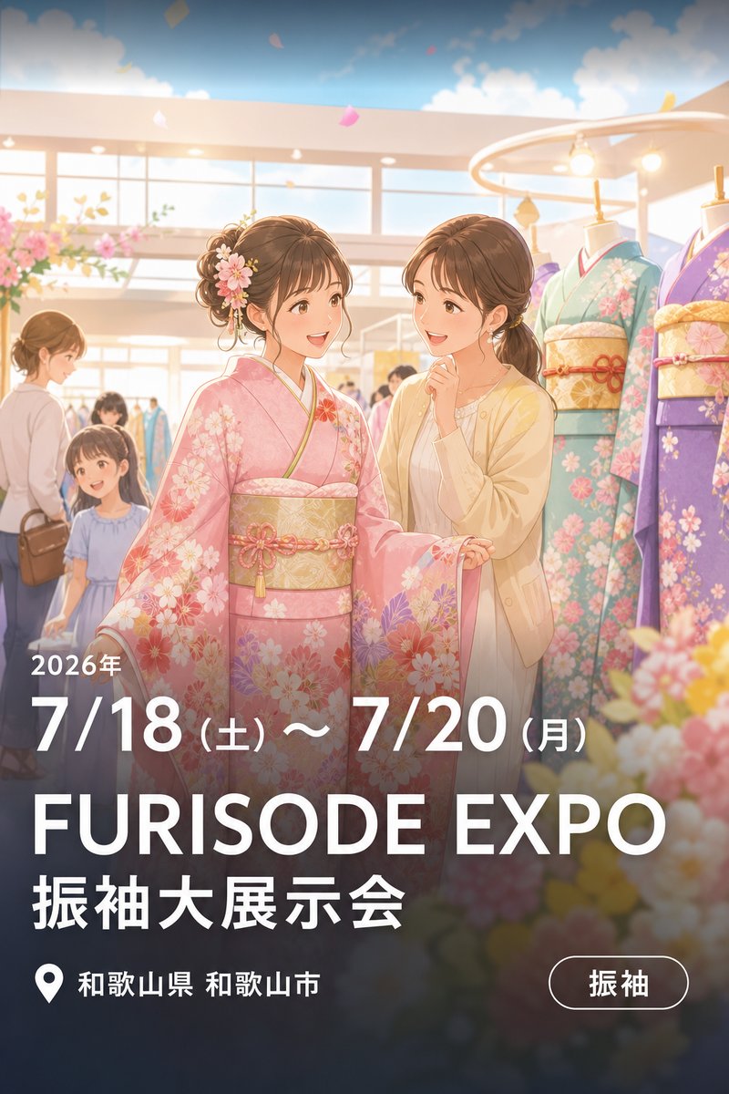FURISODE EXPO 振袖大展示会 in 和歌山城ホール