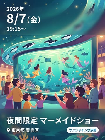夜間限定 マーメイドショー