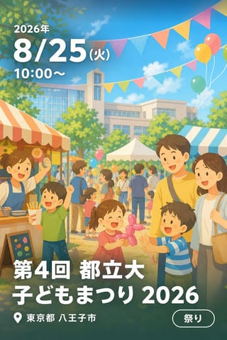 第4回 都立大 子どもまつり 2026