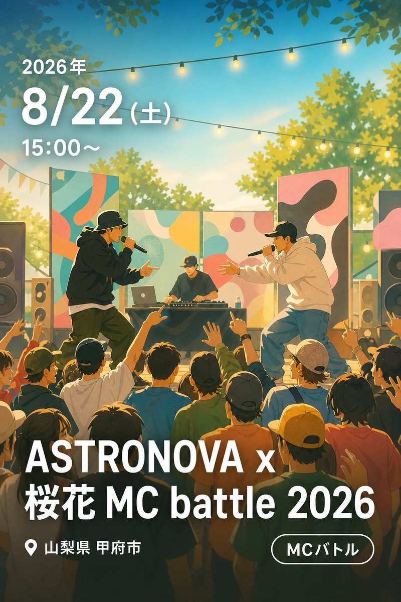 ASTRONOVA x 桜花 MC battle 2026