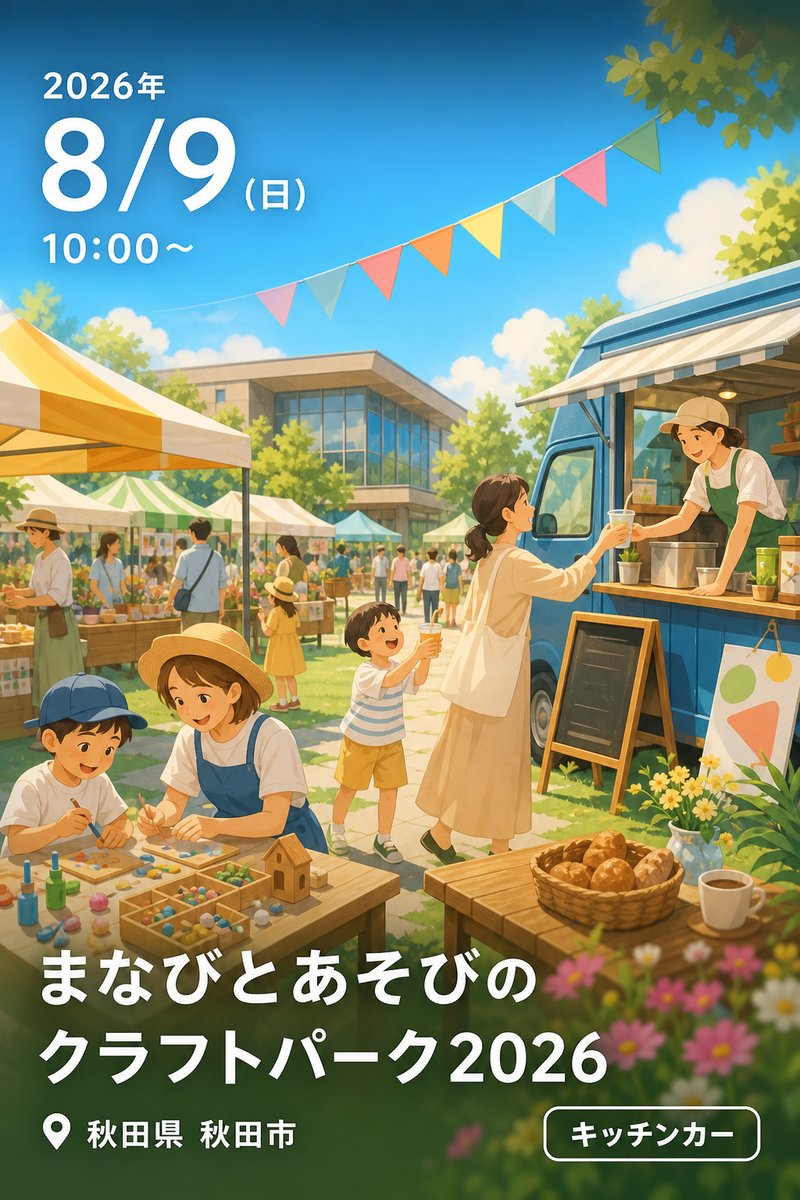 まなびとあそびのクラフトパーク2026