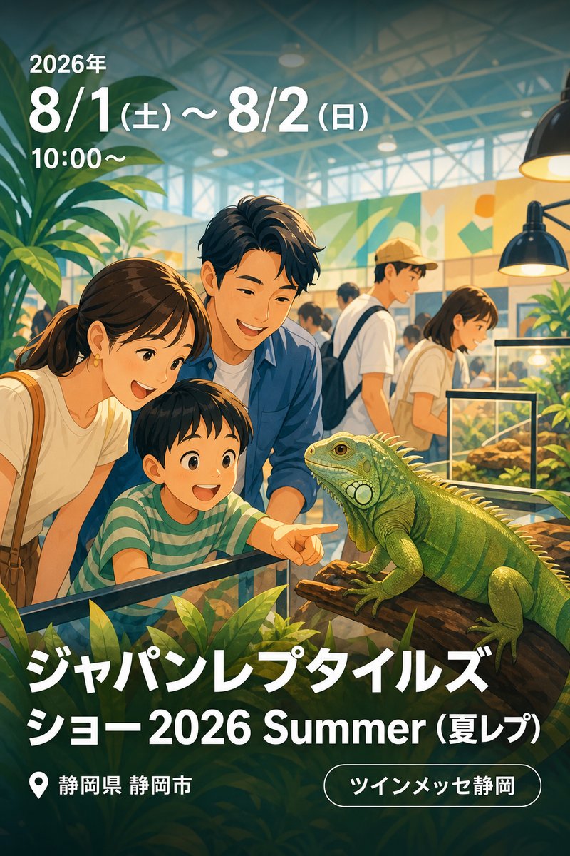 ジャパンレプタイルズショー2026 Summer (夏レプ)