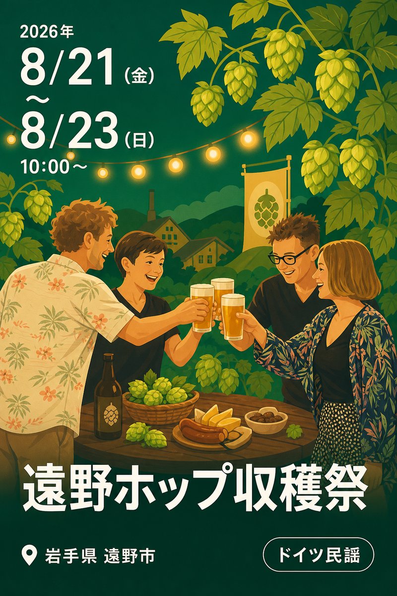 遠野ホップ収穫祭