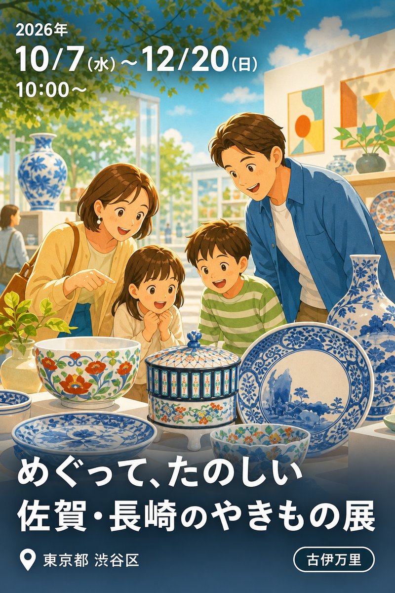 めぐって、たのしい 佐賀・長崎のやきもの展