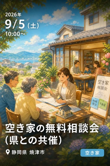 空き家の無料相談会（県との共催）