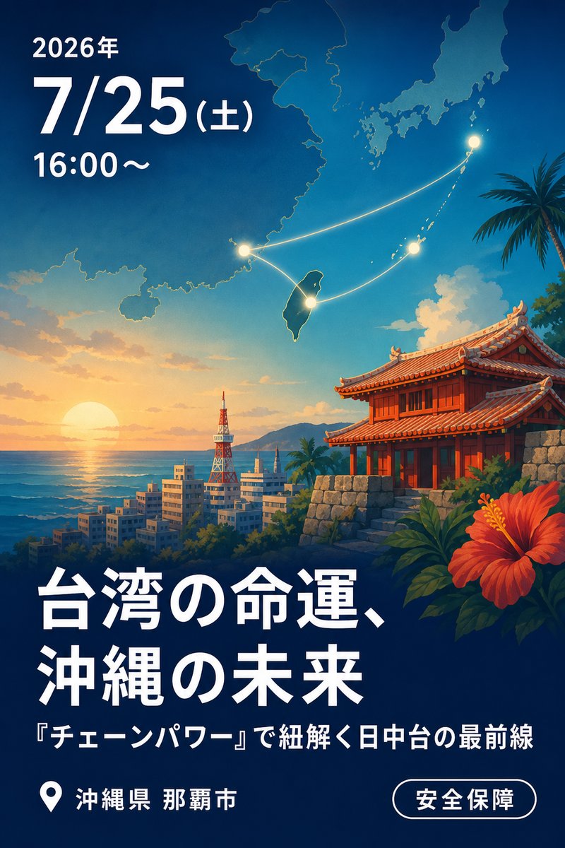 平和・安全保障セミナー 台湾の命運、沖縄の未来 『チェーンパワー』で紐解く日中台の最前線